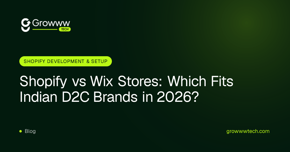 Shopify vs Wix Stores: Which Fits Indian D2C Brands in 2026?