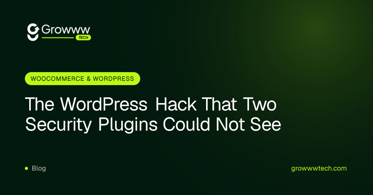The WordPress Hack That Two Security Plugins Could Not See